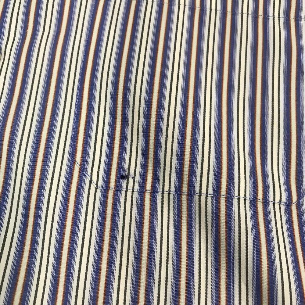 Scott Barber Horizontal Stripe Button Down - image 2